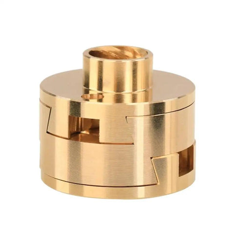 Upgrade Your 3D Printing Game With This NF T8 Oldham Coupling For Z-Axis And Hot Bed To Smooth Out Vibration And Boost Accuracy On BLV Or Voron Machines For Serious Builders gold aluminum