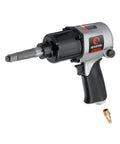 Air Impact Wrench One Half Inch Square Drive With Three Inch Extended Anvil For Lug Nuts And Bolts, Auto And Construction Repair, Trucks And Cars, Tires, Heavy Equipment Maintenance, Ready For Tight Spots This Beast shown with black handle and air connector