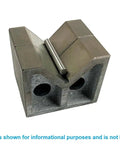 Pro Grade Cast Iron V Block Set For Precision Milling And Setup, 3 X 1 3/4 X 2 3/8 Inches, 0.0005 Inch tolerance, matched pair