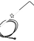 Flame Sensor Replacement For Commercial Cooking Equipment, High-Performance Sensor Element For Burners And Ovens, Durable Industrial Grade Part, Easy Install, Reliable Fire Safety Upgrade, black wire lead
