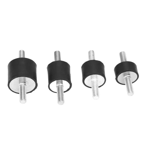 M6 Rubber Anti-Vibration Mount Bobbin Silentblock For Cars Boats And Auto Gear Durable Rubber And Metal Shock Absorber, 4 pack