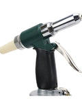 Heavy Duty 3pcs Hydraulic Crimping Tool Kit With Pneumatic Rivet Gun For Body Work On RVs And Snowmobiles Easy One Hand Operation green handle rivet gun