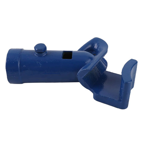 Heavy Duty Hand Bender For Electrical Conduit And Plumbing Pipes Solid One Inch Steel Pipe Bending Tool blue manual bender for metal tubing.