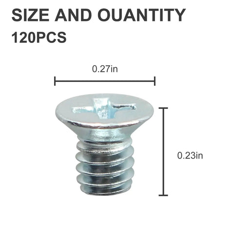Number Eight Thirty Two By Quarter Inch Flat Head Phillips Drive Machine Screws With Rust Proof Finish For Top Shelf DIY Builds And Heavy Duty Upgrades That Offer No Sweat Operation And Kickass Value