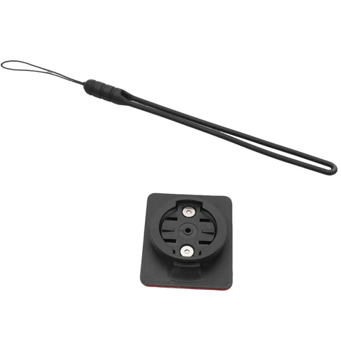 Top Tube Bike Computer Mount With Adhesive Backing And Anti Lost Lanyard Compatible With Garmin XOSS Blackbird iGPSPORT MTB Road Bikes