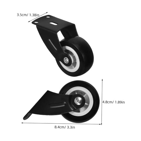 Built Tough Heavy Duty Sliding Door Wheels Featuring Whisper Quiet Rollers For Barn Door Hardware with black casters and wheel dimensions