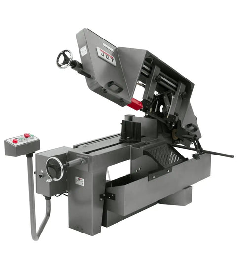 10 By 16 Inch Metal Cutting Horizontal Band Saw Built Tough For Pro Shops With 2 HP Motor Variable Speed 100 To 350 SFPM 230 460V 3 Phase Handles Ferrous And Nonferrous Metals