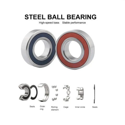 Top Tier Paired Angular Contact Ball Bearings For CNC Milling Machine Spindles Hella Accurate P4 P5 Ratings Sealed 7202 2Rz Tandem Dt Pair Built Tough with red and blue seals.