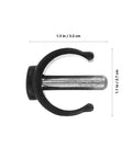 Ten Pack C Clamp Locking Clips For Walking Sticks And Crutches Replacement Pins Heavy Duty ABS Steel Universal Fit Top View