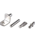 Heavy Duty Cabinet Shelf Clips 50pcs Set For Laminate Shelves Durable Furniture Hardware Brackets With Central Axis Clamp
