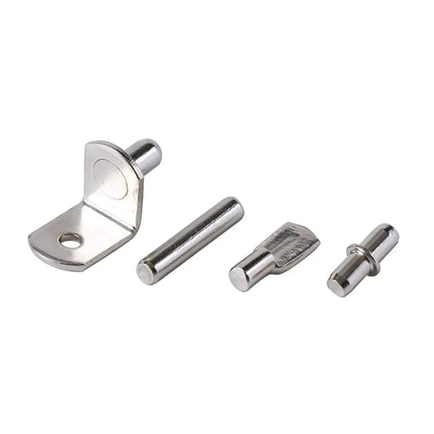 Heavy Duty Cabinet Shelf Clips 50pcs Set For Laminate Shelves Durable Furniture Hardware Brackets With Central Axis Clamp