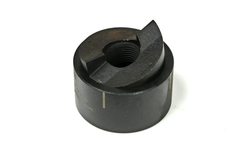 Slug Splitting Conduit Punch Die For Hydraulic Knockout Driver, 1-1/4 Inch Fitting, 9 Ton Punching Force, close-up front view