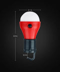 Portable LED Camping Lantern With Clip Hook Waterproof Battery Powered Emergency Light Lit Bright With 3 Modes For Hiking