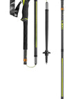 Sherpa FX One Carbon Collapsible Trekking Poles for Backcountry Skiing, Hiking, and Mountaineering, Ultra Lightweight Packable 3-Section Poles
