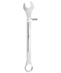 Combo Wrench 1-3/8 Inch High Torque Box End Drop-Forged Chrome Alloy Steel Construction Durable Silver Finish For Tough Auto And Garage Jobs That Stand Up To Heavy Use Every Day