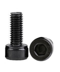 100 Pack M3 X 8mm Hex Socket Head Cap Screws 12.9 Grade Alloy Steel Black Oxide Finish Full Thread Bolts shown close-up