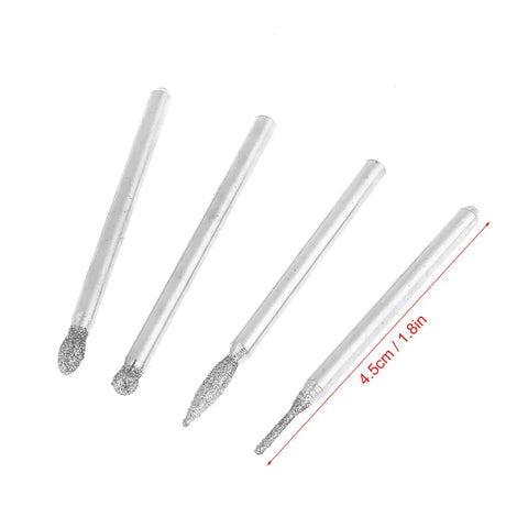 Versatile Burs Saw Blades Cutting Discs Tool Accessories Set Pro Grade Engraving Grinding Polishing Metal Wood Crafts 30 Burs 10 Blades 2 Mandrels Durable Complete Kit, 4.5cm diamond burrs