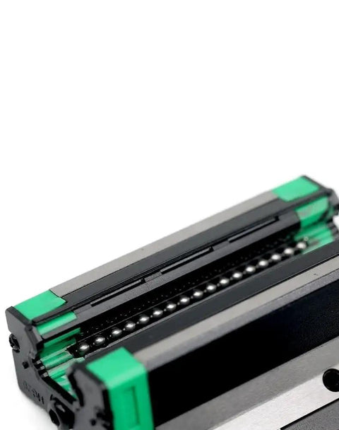 Linear Guide Rail HGR30 for CNC DIY with Two HGW30CC Bearings, 300mm Sliding Guideway, Durable Bearing Steel, Smooth Low Friction Motion, High Rigidity, Easy Maintenance, Ideal for 3D Printers and CNC Machines, close-up