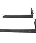Heavy Duty Fence Post Repair Kit With Steel Stakes For Wooden Fences Inclined Post Fix With Ground Spike for DIY repairs.