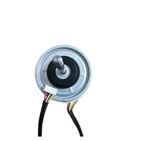 High Power Dc Motor For Inverter Air Conditioner And Industrial Machines 280 To 340 Volt Arw51g8p30ac showing top view with shaft and wires.