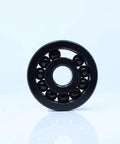 Heavy Duty High Temp Full Ball Bearing 35X80X21mm Model TB6307 Rated For 500 Celsius And 932 Fahrenheit front view with black finish.