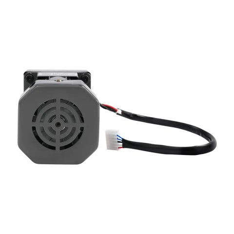Beefy 110V Gear Reduction Motor With Speed Controller 120W 135RPM shown with wiring and front casing for industrial machinery use.