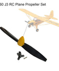 A160 J3 RC Plane Propellers Set With Screws Replacement Spares For RC Airplane Durable 12.6 Centimeter Propeller Blades Easy Install