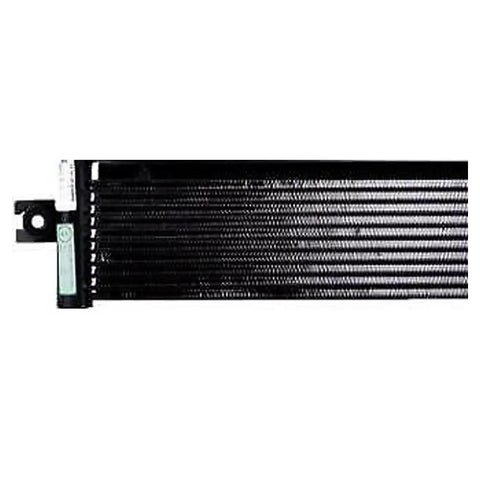 Premium Transmission Oil Cooler Kit For Jeep Cherokee 2014 to 2018 SBTCH4050146 Model With 2.4L And 3.2L Engines Perfect Swap To Keep Your Ride Cool And Running Smooth Like New Again front view of black metal cooler