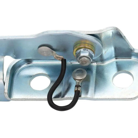 Close-up of Right Hood Hinge Compatible With Ford E Series E 350 Club Wagon Econoline 1992 2021 8 Cylinder V8 Passenger Side Replacement