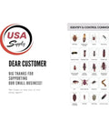 41 Percent Glyphosate Extra Herbicide For Row Crops 2.5 Gallons With Advanced Surfactant For Superior Absorption And Weed Control In Corn And Soybeans Includes Safety Gloves And Pest ID Card Easy Mix, USA Supply pest ID card