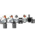 Washing Machine Inlet Solenoid Valve Replacement Kit Direct Fit Easy Install Reliable Water Flow Control For All Wash Cycles Durable Replacement Valve For Worn Or Faulty Units, multi-valve assembly