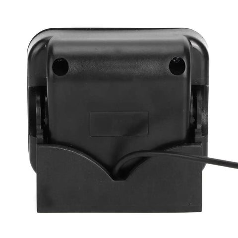 Rear view of External Speaker For Two Way Car CB Radio, Beefed-Up Amplified Mobile Ham Speaker with mounting cable.