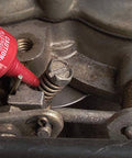 Application of Purple Low Strength Thread Locker Tube 6 Ml Ideal For Small Fasteners Under One Quarter Inch Automotive And Equipment Use OEM Grade Adhesion Easy Application Prevents Loosening And Vibration Trusted By Pros on metal fastener in machinery.