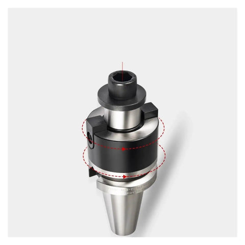 Rock Solid Cnc Collet Adapter Bt40 To Fmb22 Surface Milling Disc Connector Bar Built Tough Stainless Steel viewed from side, showcasing precision design.