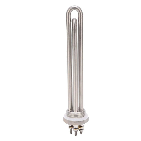 Check Out This Heavy Duty 36V Immersion Water Heater Sporting A Tough Stainless Steel Shell And Essential 1 Inch NPT Thread Setup Engineered For Savage Fast Heating Action And Rock Solid Reliability For Total Hot Water Perfection Daily - stainless steel immersion heater with 1 inch NPT threading.