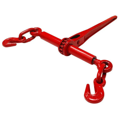 5/16 Inch Grade 70 Chain And Load Binder Kit 4700 Lbs Safe Working Load 2 Pack For Securing Trailers Hauling Cargo And Heavy Duty Equipment