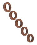 Brass Plasma Swirl Ring 60027 Replacement For PT 80 IPT 80 PTM 80 IPTM 80 Torch Systems Pro Shop Ready Fit Heavy Duty Spare Part For Plasma Cutters And CNC Tables, 5 brass rings