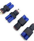 2 Pairs EC5 To T Plug Adapters For RC Cars Trucks Planes Boats And LiPo Battery Chargers EC5 Male To T Plug Female And T Plug Male