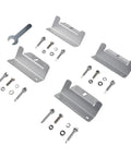 Rooftop RV Hardware Kit With Lightweight Aluminum Z Brackets, Irregular Wall Panels, 4 Pack Surface Kit, Includes Nuts, Screws, Hex Key