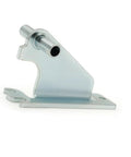 Center Door Hinge Replacement For Refrigerator Direct Fit Easy Install For Models WRT311FZDW WRT318FZDW steel hinge side view.