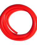 Coiled Pro Grade Red Silicone Vacuum Tubing For Food Grade Transfer, Half Inch ID, Five Eighths Inch OD, 3.28 Feet Long, FDA Compliant Hose