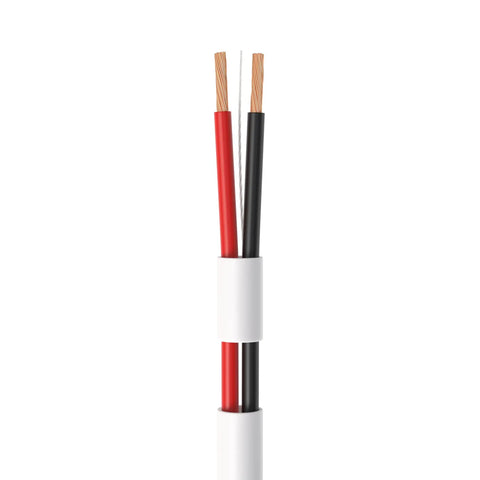 1000 Ft 22AWG 2 Conductors Oxygen Free Pure Copper Alarm Cable for Fire And Home Security Systems CL2 Rated Low Voltage Wire