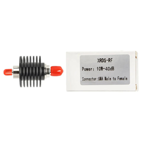 SMA Male To SMA Female Coaxial RF Attenuator 40 dB 10W DC To 8.0 GHz 50 Ohm Constant Attenuation For Lab And Field RF Test Gear Low VSWR