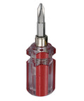 Grab And Go Mini Screwdriver Set For Home DIY And Quick Fixes, showing a compact double-ended screwdriver with a Phillips tip.