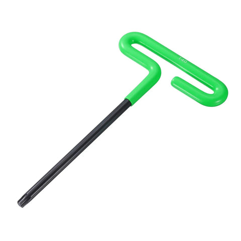 Heavy Duty T Handle Hex Key Wrench T40 Torx Star 6 Point T Key Hexagon Wrenches Spanner Repair Tool With Cushion Grip For Durable High Torque And Rust Resistant Black Oxide Coated CR V Steel 160mm Long Arm, green T40 Torx wrench