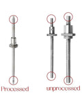 Awesome SFU2005 5mm Lead Ball Screw Kit With Machined Ends RM2005 Nut BK15 BF15 Supports Plus Coupler For DIY CNC And 3d Printer Builds, processed and unprocessed ends