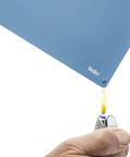 Testing heat resistance of ESD Soldering Mat Blue 600mm By 900mm Pro Grade Large Work Surface With Two 10mm Press Stud Connectors