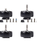 4-pack of 1250KV Brushless Drone Motors for 4 To 6S Power Systems 1145W Output 5mm Titanium Shaft with hardware fittings