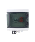 Heavy Duty Solar Pv Combiner Box Wsdb Pv11 500V 600V 1 Input 1 Output 1 String Enclosure For Off Grid Power Systems visible from the front.