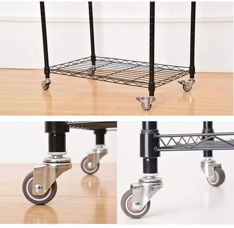 2 Inch Rubber Caster Wheel Set Of 4 With Five Sixteenth Inch By One And A Half Inch Stem And 20mm Socket Inserts For Furniture Crib Trolley Dining Car Casters Easy To Install Durable Quiet Rolling For Home And Workshop installed on metal furniture